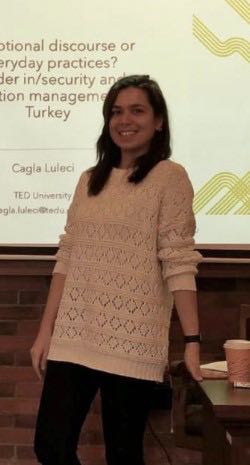 Öğretim Üyemiz Dr. Çağla Sula 28 Mart-2 Nisan Tarihlerinde Decentering the study of border in/security and why this matters başlıklı bir sunuş yaptı